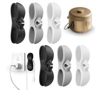 Organizzatore di Cavi da Cucina, Organizer per Cavi Elettrodomestici 6 Pezzi Cord Organizer for Kitchen Clip per Cavo Da Cucina per Cavi da Cucina Fermacavi Adesivi per Mixer, Tostapane, Cooker