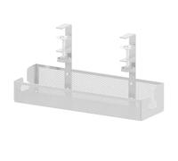 Organizzatore di cavi da scrivania,Organizzatore di cavi sotto la scrivania,Gestione dei cavi in metallo senza trapani | Scatola di gestione del cavo desktop, alta gestione dei cavi in rete metal