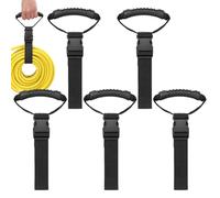 Organizzatore di cavi di estensione | Cinghie di immagazzinaggio avvolgenti Organizzazione 5 pezzi | estensibile regolabile per lavori elettrici all'aperto campeggio auto parete giardino barca