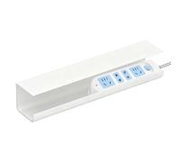 Organizzatore Di Cavi Sotto Scrivania - Scatola Senza Foratura | Organizzatore Di Fili | Per Tavolo Domestico, Caricatore Del Telefono, Multipresa, Piccolo Router