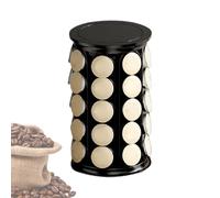 Organizzatore di Cialde - Giostra per Bevande di Grande Capacità | Porta Borse Caffè Girevole Per Cucina Contenitori Per Casa Uso Quotidiano Appartamento Camera Studenti Sala Pausa