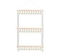 Organizzatore di cravatte per capelli - Gancio decorativo per - Supporto per accessori per capelli - Per pinzette, fiocchi e elastici nella stanza dei bambini, casa, camera da letto, parete o porta