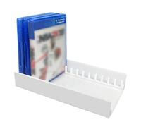 Organizzatore di dischi di gioco Rack di visualizzazione Per Ps5 Pro Supporto per dischi di gioco in acrilico Scatola di immagazzinaggio Supporto di stoccaggio 12 dischi di gioco (Bianco)