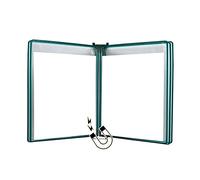 Organizzatore di documenti A4 montato a parete, poster, espositore for libri a fogli mobili, multicolore, 13x9x2,3 pollici(Green)