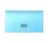 Organizzatore di documenti A6 Cartella file espandibile Portafoglio Borsa for organo for fisarmoniche Custodia for for fatture for famiglia for ufficio scolastico per le pratiche burocratiche(Blue)