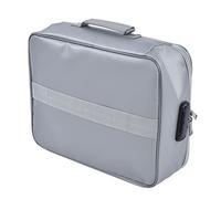 Organizzatore di Documenti, Borsa per Documenti Ignifuga Multistrato per Documenti, Borsa per Documenti Portatile di Grande capacità Borsa per Documenti Ignifuga con Serratura