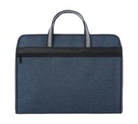 Organizzatore di documenti espandibile, in tela resistente e impermeabile, borsa multifunzionale portatile per l'ufficio domestico.