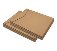 Organizzatore di documenti, linguette rinforzate, carta kraft ad alta resistenza, atossico, resistente all'umidità, formato lettera, adatto per