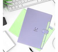 Organizzatore di documenti portatile, cartelle espandibili con 5 tasche, materiale di alta qualità per scuola, casa, ufficio, viaggi, ospedale,