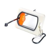 Organizzatore di fascette con cerniera - Organizer per fascette leggere I Organizer quadrato di fascette per cavi fluorescenti, supporto per fascette per cavi leggeri, supporto per fascette per