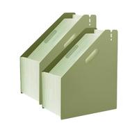 Organizzatore di file a fisarmonica, espandibile 2 pezzi Cartella portadocumenti espandibile, Organizzatore portadocumenti 13 tasche, Scatola portadocumenti a fisarmonica autoportante Organizzatore da