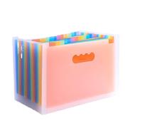 Organizzatore Di File A Fisarmonica Portadocumenti verticale multistrato A4 da 2 pezzi, 25 strati, for conservare 2000 fogli, for ufficio scolastico Per File In Formato A4/Lettera(Color 1)