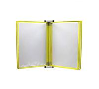 Organizzatore di file per scrivania, Espositore da parete for flip book, cartella portadocumenti A4 multicolore, 13x9x1,57 pollici(A)