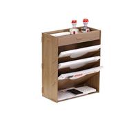Organizzatore di file Portadocumenti, organizzatore di posta, portariviste, portadocumenti, vaschette for lettere(Bruin)
