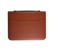 Organizzatore di file portatile, cartella di documenti importanti, raccoglitore con cerniera in pelle PU, raccoglitore A4 con cerniera, supporto per blocco note legale multifunzionale, organ