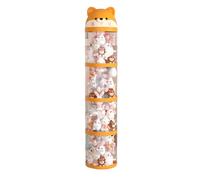 Organizzatore di giocattoli soft | Presentazione di peluche | Presentazione di peluche con ruoli, trasparente, grande capacità, pp/animale domestico, sala da gioco per bambini per bambini
