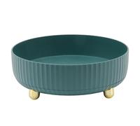 Organizzatore di giradischi Lazy Susan, 360 vassoio di stagionatura rotante rotante, organizzatore di controsoffitto per vanità, portapacing dacucina (verde)