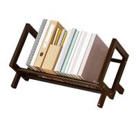 Organizzatore di librerie desktop | Libri di scrivanie decorative | Rack di archiviazione di libri compatti | Decoratives Tilted Bookcase & Scors Rack per scrivania, ufficio, studio o soggiorno