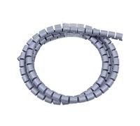 Organizzatore di linee a spirale da 2 metri multicolore 8-42 mm(Grey,30mm inside diameter)