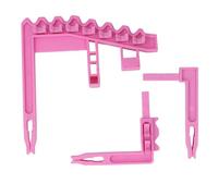 Organizzatore di mazze per borsa PP Portatile, leggero, robusto, supporto per aste di mazze, supporto in ferro per sacche da golf, accessori per sport all'aria aperta (Rosa)