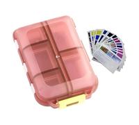 Organizzatore di medicine da viaggio, organizer per pillole | Organizzatore di pillole giornaliere Organizzatore di pillole riutilizzabile per medicine,per pillole da viaggio compatta con scat