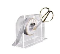 Organizzatore di nastro adesivo - Supporto trasparente per riporre nastro adesivo | Dispenser di etichette multiuso, supporto per adesivi, supporto organizzatore di nastro adesivo per sala
