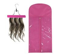 Organizzatore di parrucche, supporto per extension per capelli - Contenitore per parrucche per capelli - Borsa da viaggio per estensioni dei capelli con ciondolo, borsa per extension per capelli