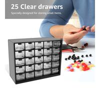 Organizzatore di parti di utensili multifunzionale 25 cassetti per blocchi