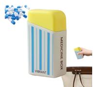 Organizzatore Di Pillole Da Viaggio | Portapillole Settimanale | Dispenser Per Farmaci E Integratori | Custodia Per Viaggi Business Vacanze E Esterno