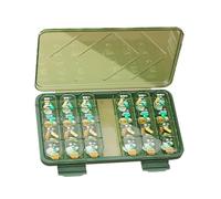 Organizzatore Di Pillole Da Viaggio - Scatola Per Dispenser Di Medicinali, Custodia Per Integratori, Contenitore Per Compresse, Unità Di Smistamento Di Vitamine | Contenitore Per La Pianificazione Del