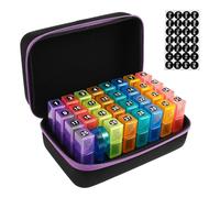 Organizzatore Di Pillole Di Medicinali, Chiusura A Scatto Sicura, 26x17x11,5 Cm, Conservazione Del Supplemento Di Vitamina, Distributore Di Pillole Da Viaggio, Leggero E Portatile, Per Vitamine, Olio