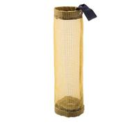 Organizzatore di plastica a muro Organizzatore di plastica Porta di drogheria Dispenser Soluzione di stoccaggio di salvatore di spazio per la cucina Materiale in nylon durevole (Giallo)