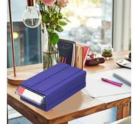 Organizzatore di plastica blu per lo stoccaggio 180x95x50mm per componenti e cancelleria