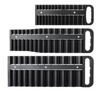 Organizzatore di prese magnetiche - Cassetto per cassetta degli attrezzi | Supporto a tre pezzi | di moduli di archiviazione per prese robusto, Modulo piattaforma per organizzazione componenti