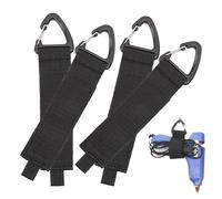 Organizzatore di prolunga,4 Pezzi Organizzatore Garage Robusto - Avvolgitore di cavi con fibbia triangolare | per la casa officina, garage, magazzino, dispensa, cantina, ripostiglio