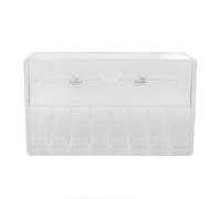 Organizzatore di rossetto Organizzatore Organizzatore per trucco Dust Organizer Box in plastica trasparente e uso domestico