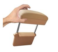 Organizzatore di stoccaggio dei braccioli centrali - Scatola per console con coperchio, supporto per gomito | Soluzione di archiviazione regolabile interna del veicolo, unità bracciolo multifunzione