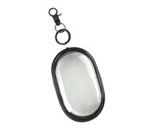 Organizzatore di stoccaggio del cavo, organizzatore di archiviazione del caricatore - Scatola di immagazzinaggio trasparente per casco con gancio di blocco,Custodia con cerniera per gadget di