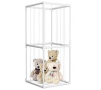 Organizzatore di stoccaggio dello zoo degli animali - gabbia per animali ripieni verticali per giocattoli peluche | Porta dello zoo giocattolo di grande spazio per il risparmio, custode di animali tra
