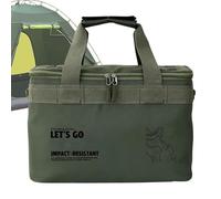 Organizzatore di stoccaggio per campeggio, 22 l, portatile, per utensili da cucina da campeggio, organizzatore in tessuto Oxford per pic-nic, per campeggio, escursionismo, picnic, barbecue