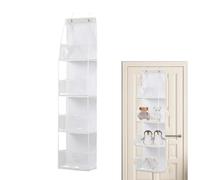 Organizzatore Di Stoccaggio Su Porta - Montato A Parete Dietro La Borsa Di Stoccaggio Della Porta | Organizzazione Per La Casa Con Risparmio Spaziale Con Ganci Metallici Per Asilo, Dispensa,