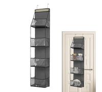 Organizzatore Di Stoccaggio Su Porta - Montato A Parete Dietro La Borsa Di Stoccaggio Della Porta | Organizzazione Per La Casa Con Risparmio Spaziale Con Ganci Metallici Per Asilo, Dispensa,