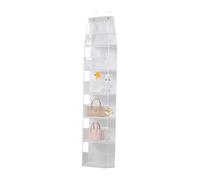 Organizzatore Di Stoccaggio Su Porta - Organizzatore Di Dispensa Sospeso Con Tasche Trasparenti | Montate A Parete Della Griglia Di Stoccaggio Delle Porte Per Armadio, Bagno, Dormitorio, Camera Da Let