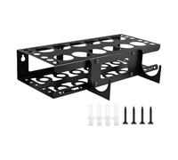 Organizzatore di supporto per tubo di calafataggio a parete con 12 slot di grande capacità, porta attrezzi per officina, garage, casa, dormitorio, soggiorno e