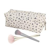 Organizzatore di tela tascabili a tascabile per trucco | Porta del pennello cosmetico portatile Borsa viaggi l'ombra ciclo pennello, luce alla robusta