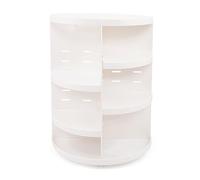 Organizzatore di trucco circolare Bianco