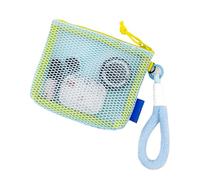 Organizzatore di trucco da viaggio, borsa da viaggio per articoli da toilette e cosmetici, astuccio trasparente estetico per piscina campeggio luna di miele spa treno spiaggia e vacanze di fine