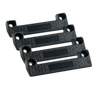 Organizzatore di utensili elettrici - Set di 4 grucce per attrezzi per uso su , panca e montaggio a parete, pratici ganci per metro nastro e occhiali di sicurezza | Supporto per rangem