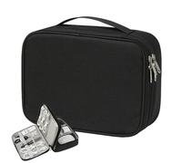 Organizzatore elettronico da viaggio - Borsa a tasca | Organizzatore per cavi | Custodia compatta per organizzatori di elettronica impermeabile | Borsa portaoggetti per cavi da viaggio Essentials per