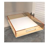 Organizzatore Estraibile di Alta qualità per armadietti - Scaffale Scorrevole per Cucina, dispensa e Bagno con cassetti a Chiusura Ammortizzata, Versatile per riporre Scarpe e Oggetti nell'a